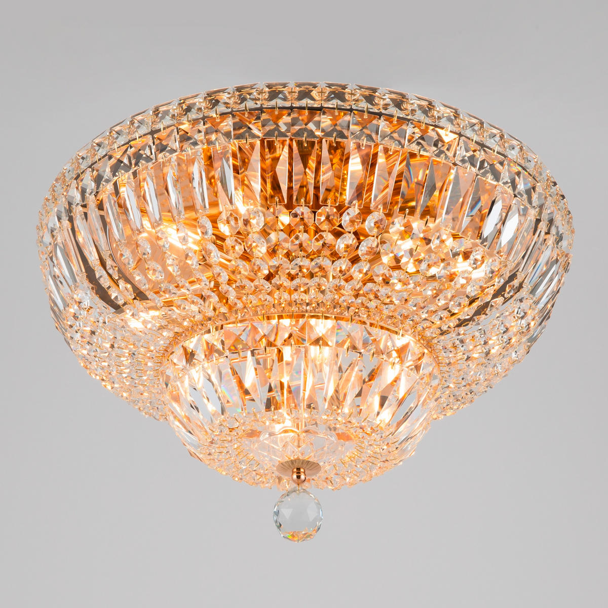 KRONLEUCHTER 46/32 cm    - Goldfarben, Trend, Metall (46/32cm) - MAYTONI
