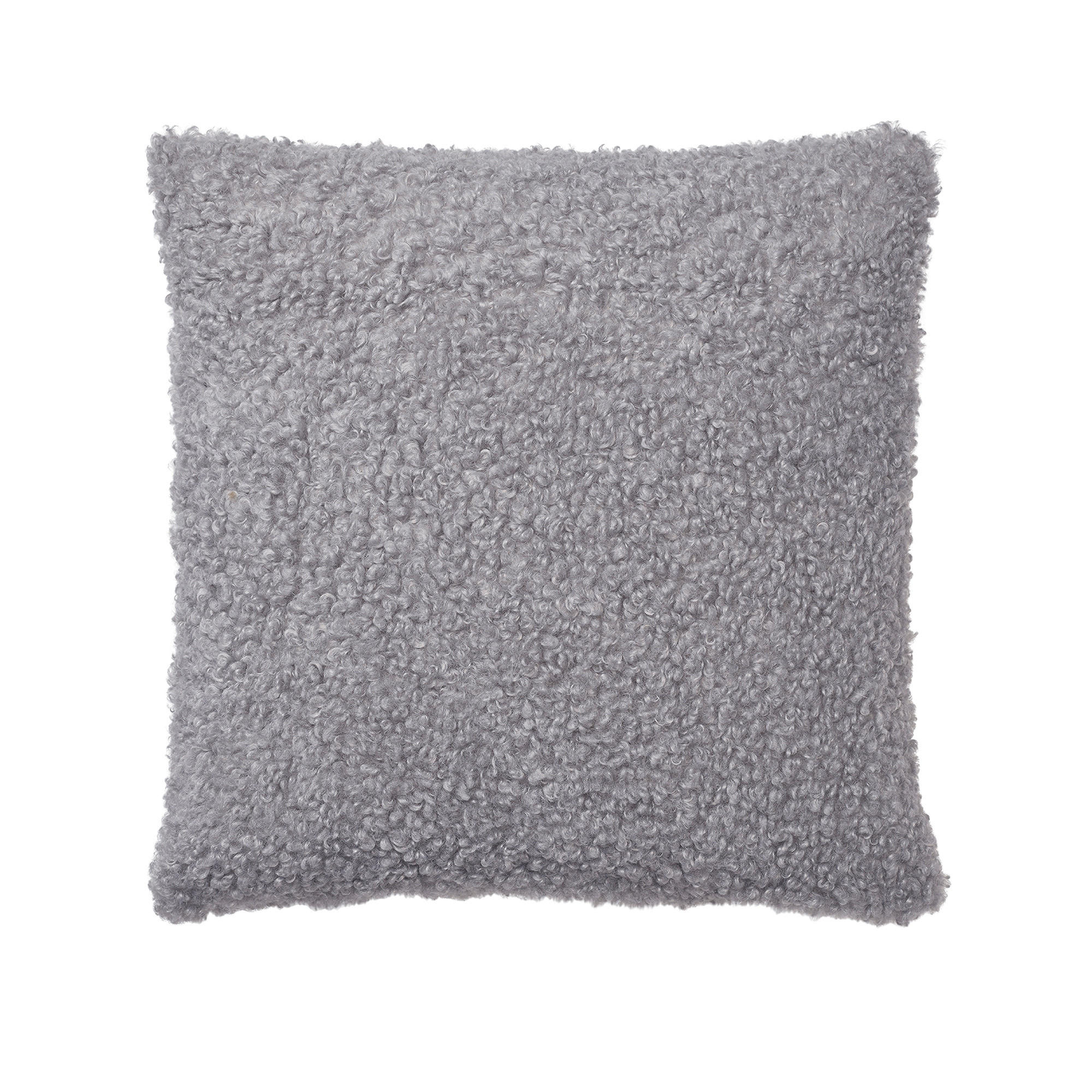 FELLKISSENHÜLLE TEDDY 50/50 cm  - Hellgrau, Basics, Textil (50/50cm) - Blomus