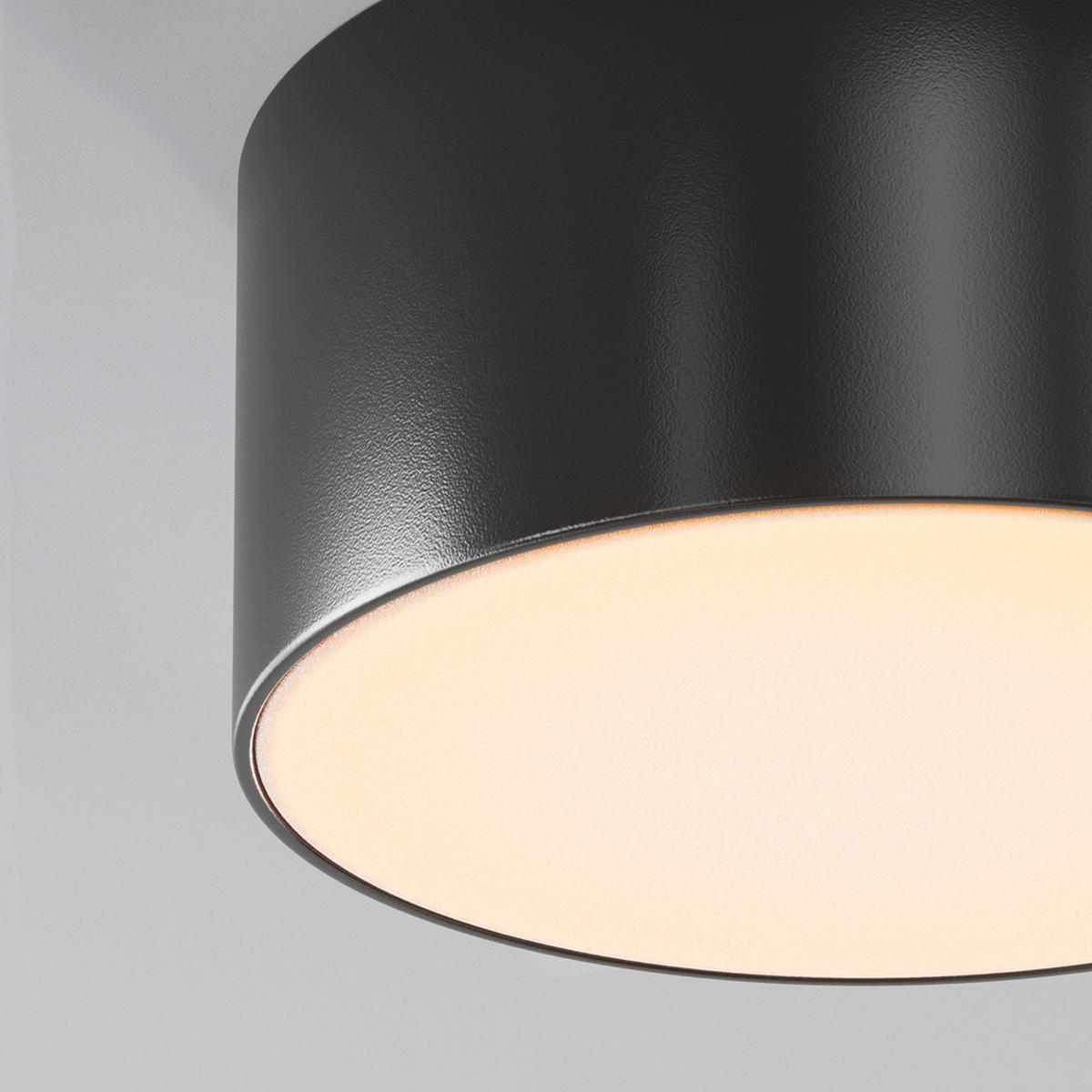 AUßENDECKENLEUCHTE - Schwarz, MODERN, Metall (12/5,8cm) - MAYTONI