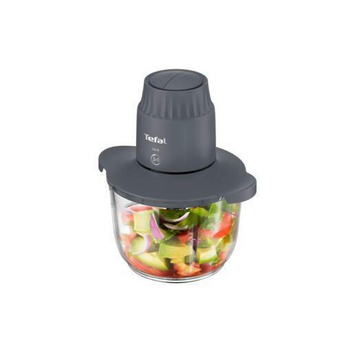 UNIVERZALNI SEKLJALNIK - antracit/prozorno, Basics, umetna masa/steklo (2l) - Tefal