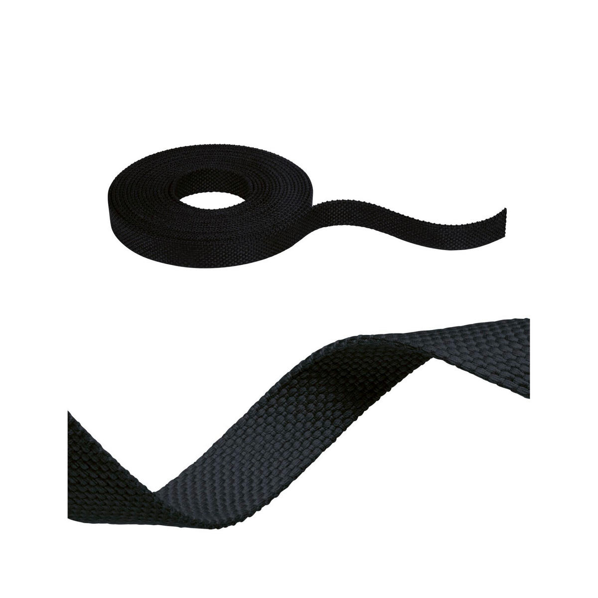 SPANNSEIL ULine 2,1/500 cm   - Schwarz, Basics, Textil/Metall (2,1/500cm) - Paulmann