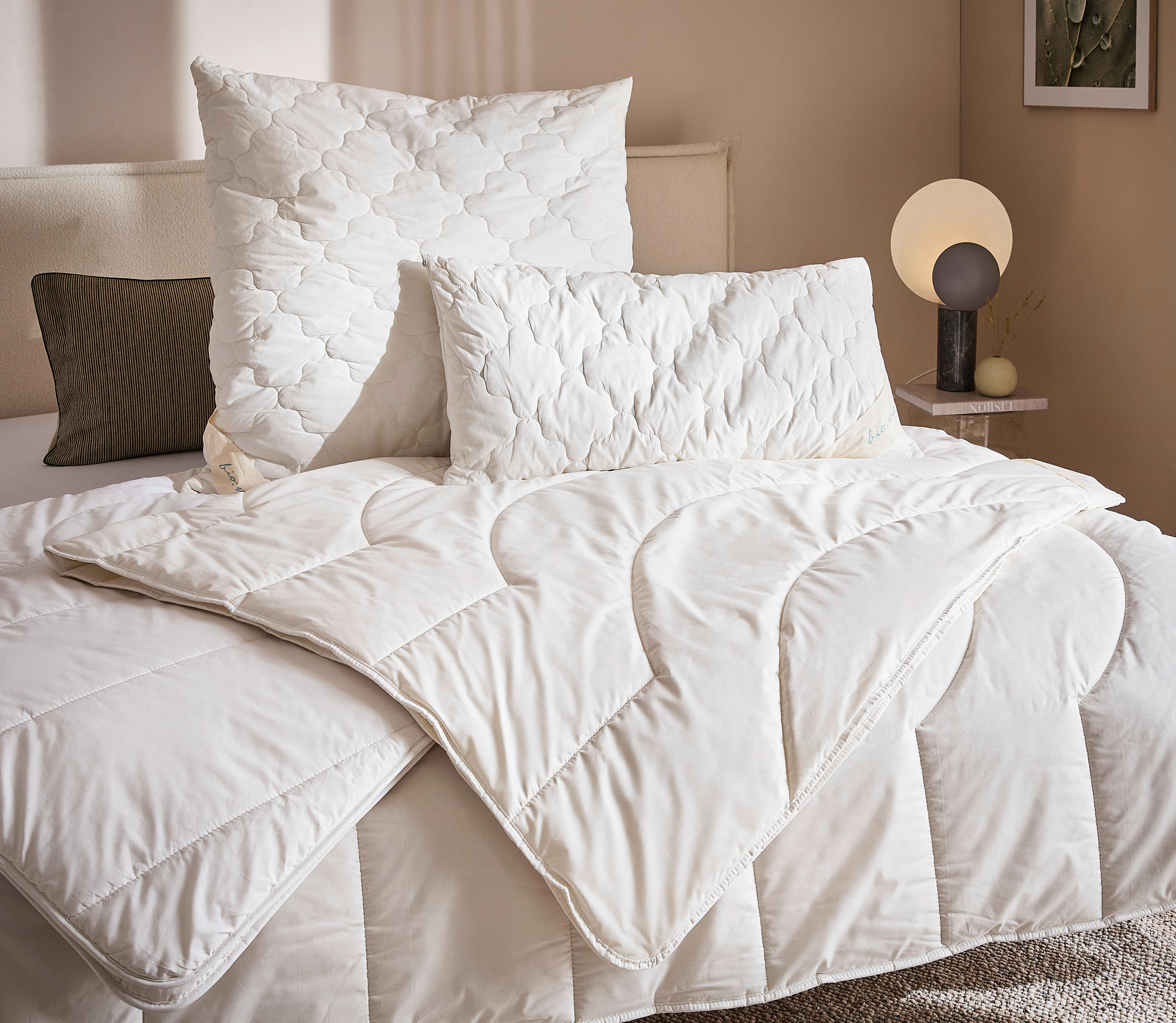 GANZJAHRESDECKE  GOTS  155/220 cm   - Weiß, Textil (155/220cm) - Bio:Vio