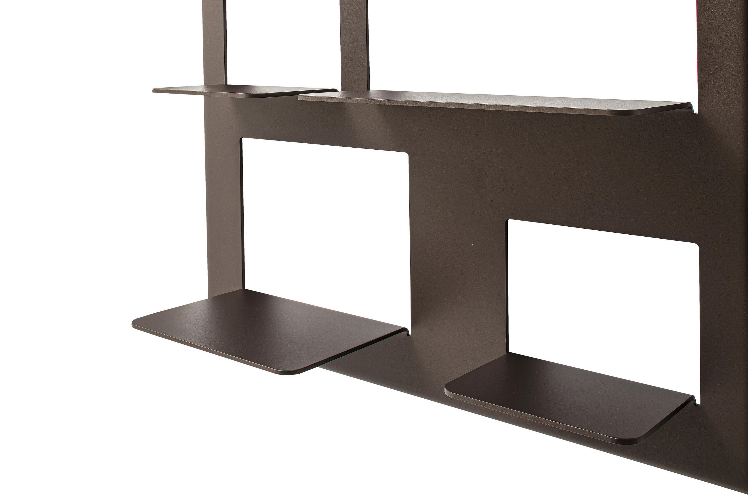 WANDREGAL  72/55/26,5 cm  - Bronzefarben, Design, Metall (72/55/26,5cm) - Novel