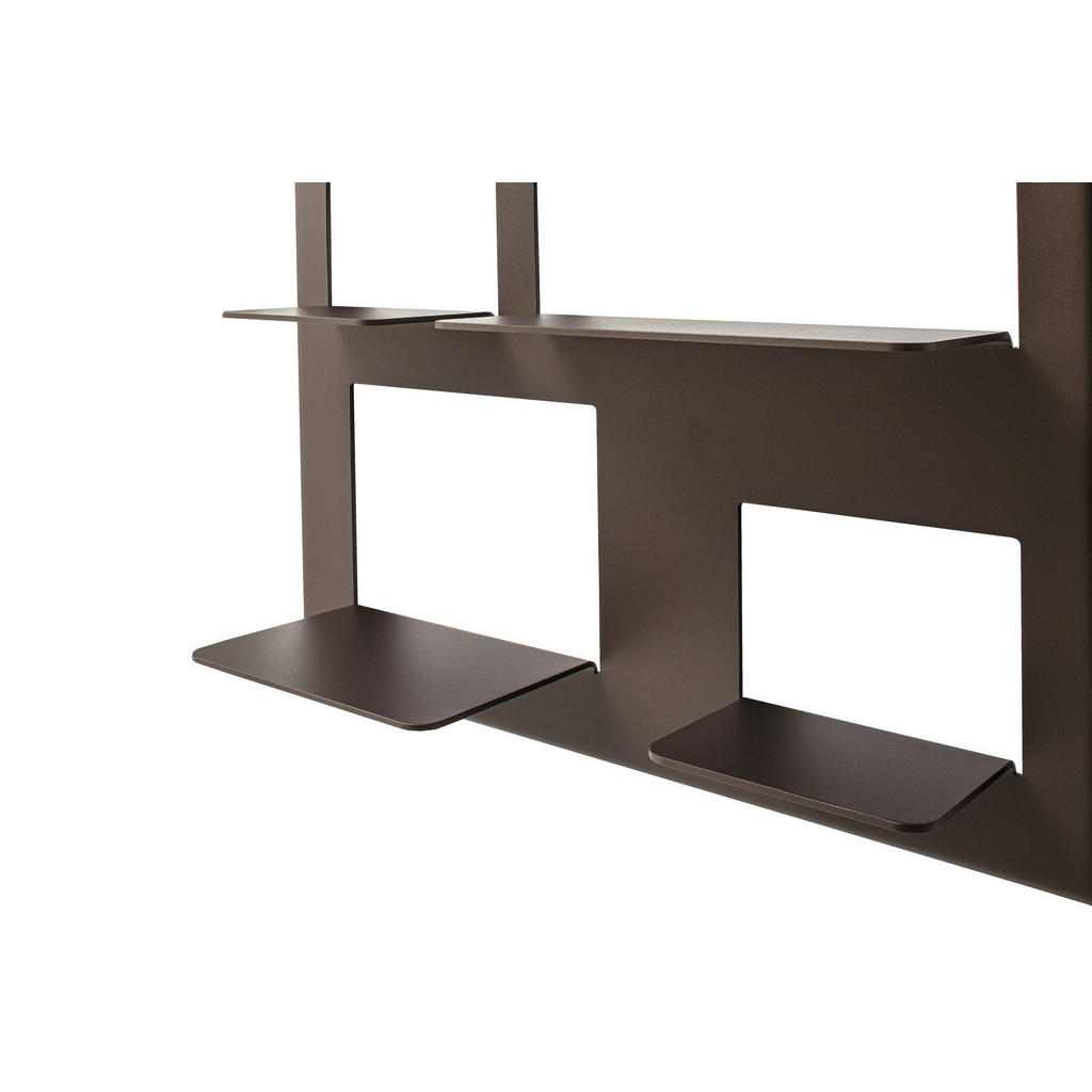 Thumbnail - Xxxl Wandregal, Bronze, Metall, 72x55x26.5 cm, Typenauswahl, hängend, Küchen, Küchenmöbel, Küchenregale