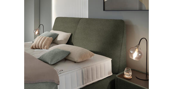 BOXSPRINGBETT 180/200 cm  in Braun  - Schwarz/Braun, Design, Kunststoff/Textil (180/200cm) - Johann Jakob