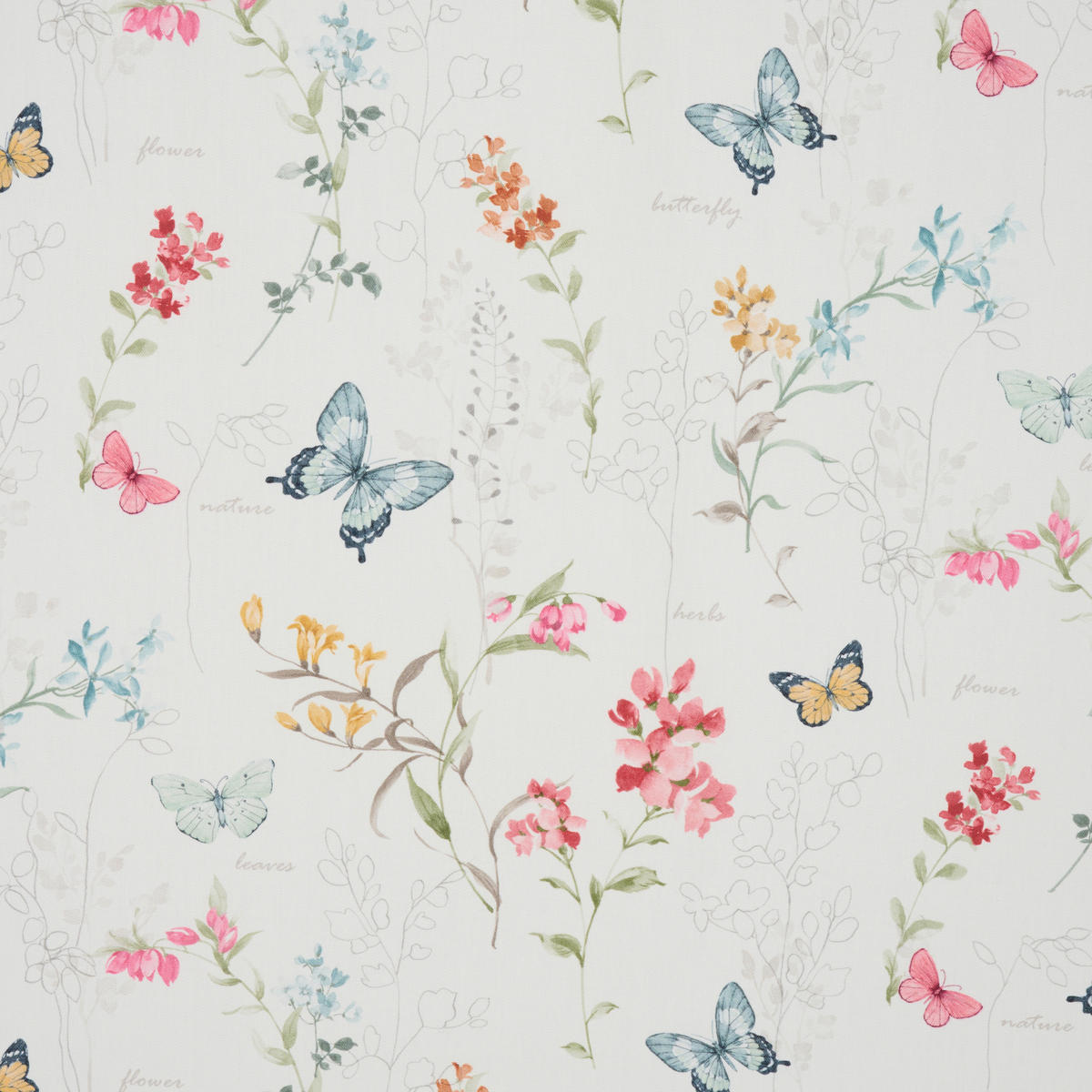 VORHANGSTOFF per lfm blickdicht  - Multicolor, KONVENTIONELL, Textil (140cm) - Esposa