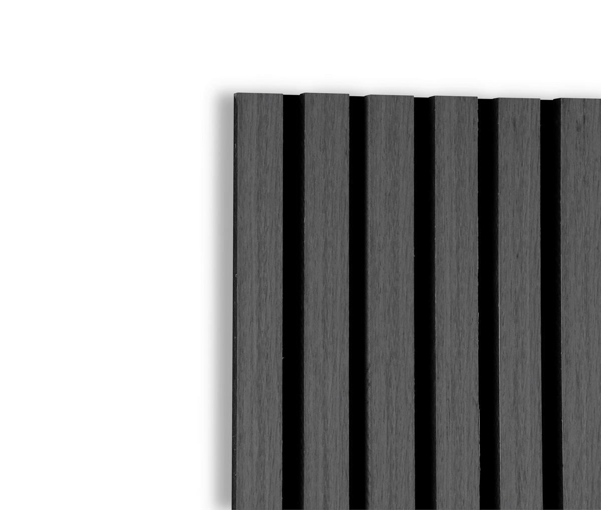 GARDEROBENPANEEL  in 25/160/7 cm  - Schwarz/Grau, MODERN, Holzwerkstoff/Textil (25/160/7cm) - Xora