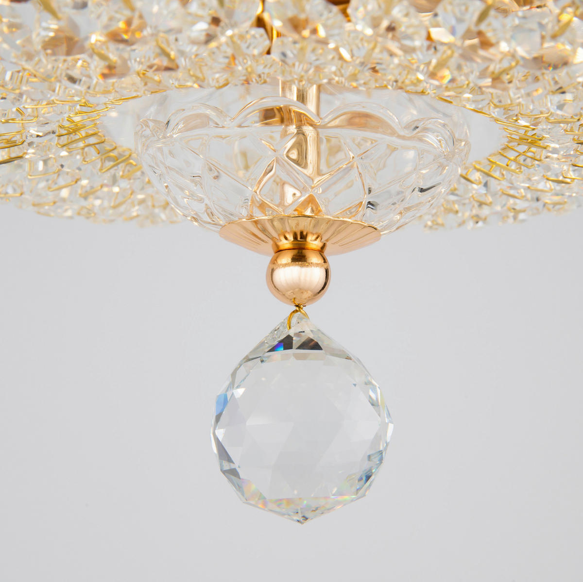 LUSTER, 30/18/30 cm - zlatá, Trend, kov/sklo (30/18/30cm) - MAYTONI