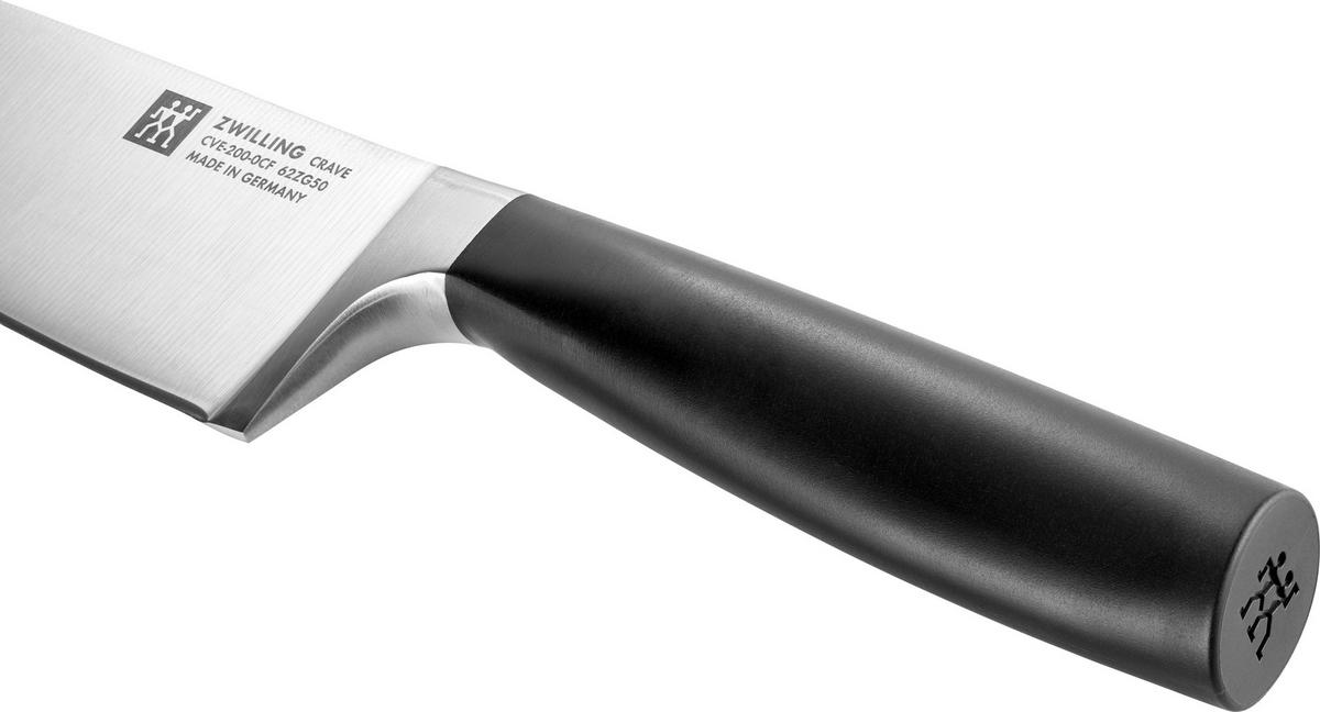 KOCHMESSER Crave  - Edelstahlfarben/Schwarz, Basics, Kunststoff/Metall (37,5/2,8/2,8cm) - Zwilling