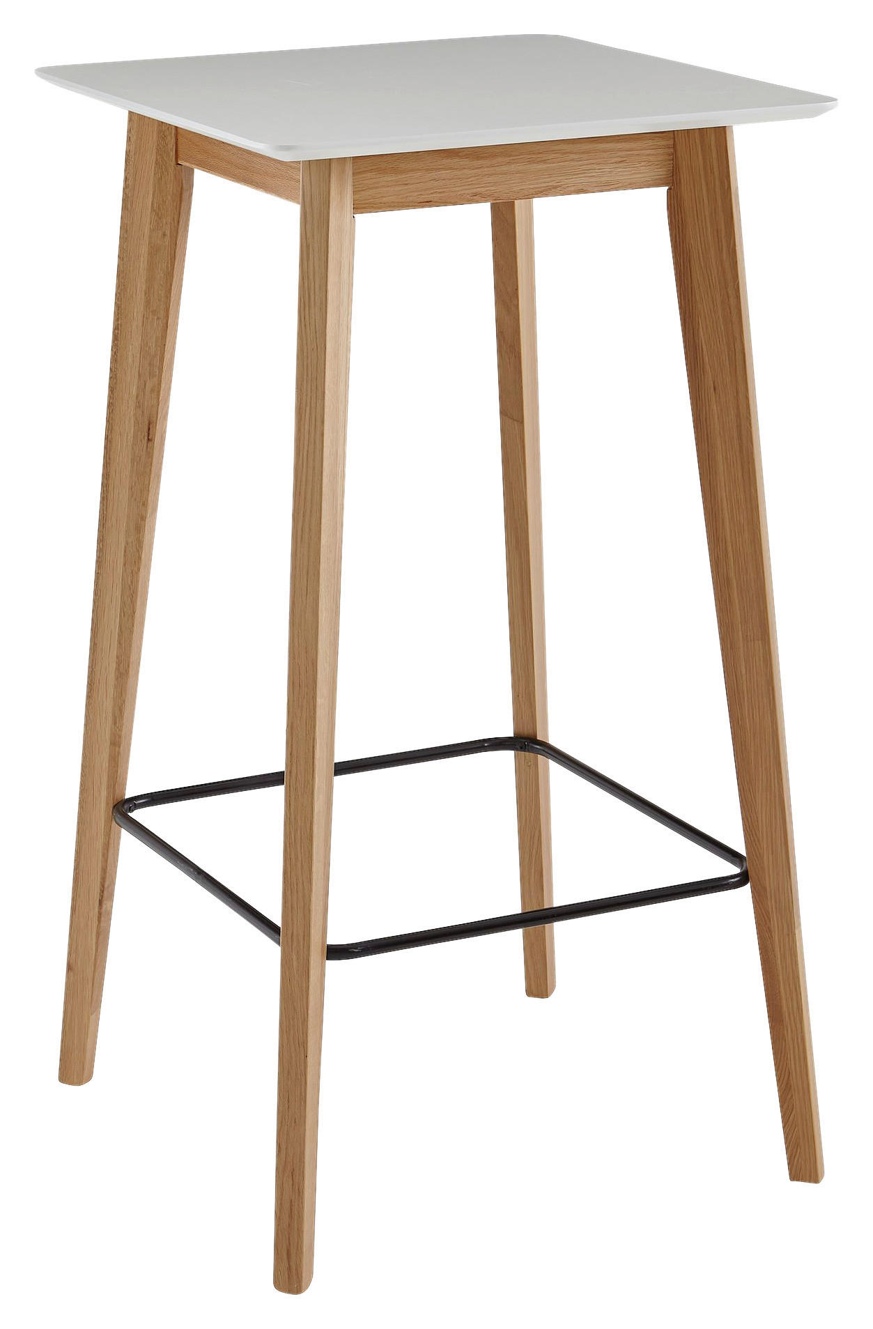 E-shop MID.YOU BAROVÝ STÔL, dub, biela, 60/110/60 cm