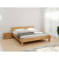 BETT 200/200 cm  in Wildeiche  - Wildeiche, MODERN, Holz (200/200cm) - MID.YOU