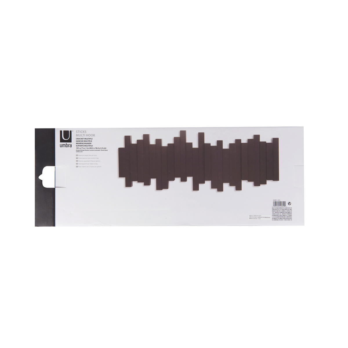 WANDGARDEROBE  in Braun  - Braun, Basics, Kunststoff (49/18/3cm) - Umbra