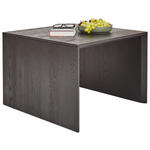 COUCHTISCH in Holz 65/65/46 cm  - Eiche dunkel/Schwarz, Natur, Holz (65/65/46cm) - Valnatura