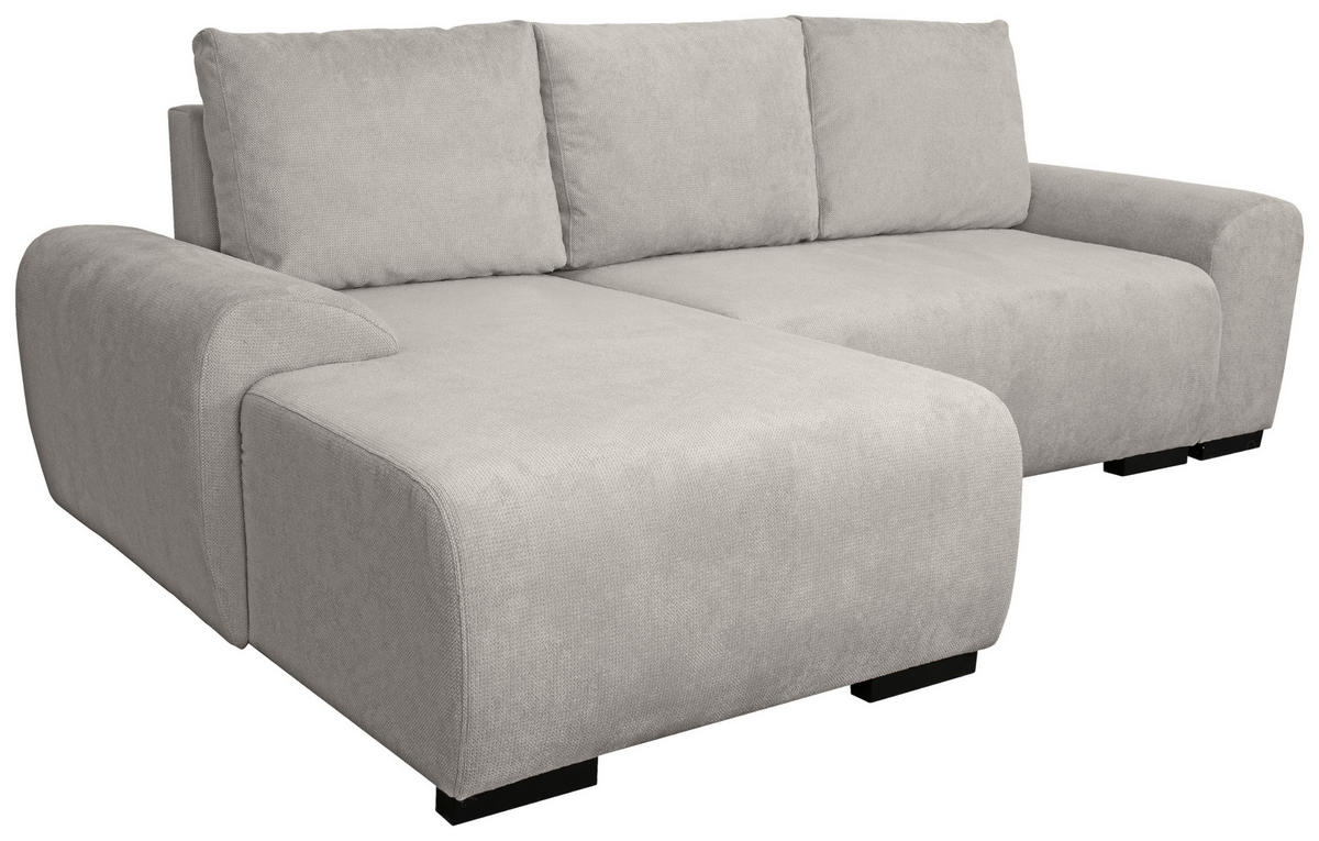 SEDACIA SÚPRAVA, textil, svetlosivá - čierna/svetlosivá, Modern, textil/plast (244/86/152cm) - Carryhome