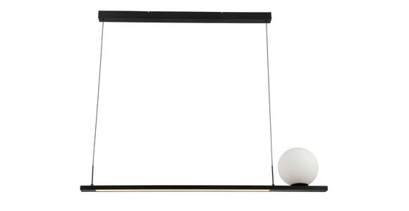 LED-HÄNGELEUCHTE 120/20/200 cm - Schwarz, Design, Glas/Kunststoff (120/20/200cm) - Dieter Knoll