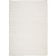 HANDWEBTEPPICH 70/140 cm Weiß  - Weiß, Natur, Textil (70/140cm) - Linea Natura