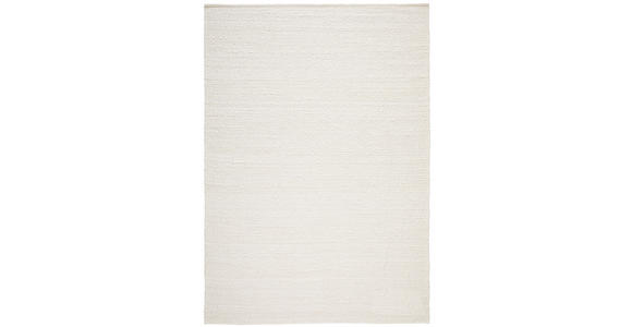 HANDWEBTEPPICH 70/140 cm Weiß  - Weiß, Natur, Textil (70/140cm) - Linea Natura