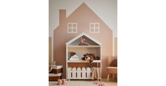 BABYREGAL 87/114/30 cm - Weiß, Basics, Holzwerkstoff/Kunststoff (87/114/30cm) - My Baby Lou
