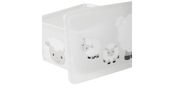 SPIELZEUGBOX 48,5/36/25 cm - Transparent, Basics, Kunststoff (48,5/36/25cm) - My Baby Lou
