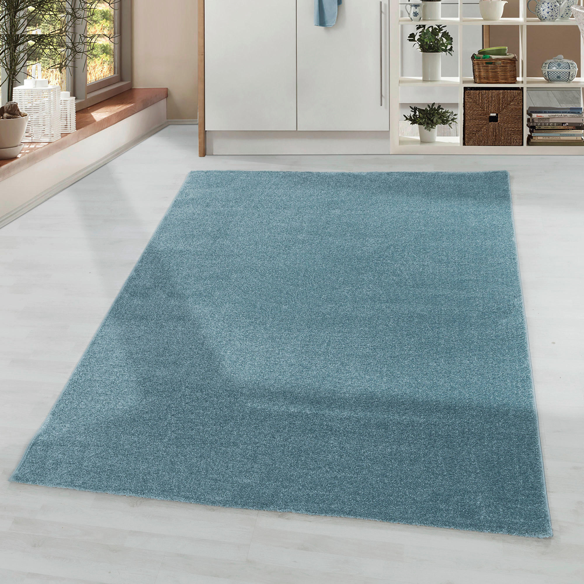 LÄUFER  80/250 cm  Blau  - Blau, Basics, Textil (80/250cm) - Novel
