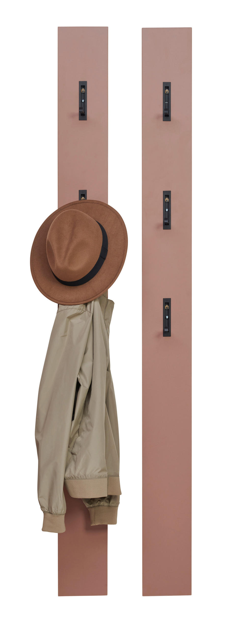 GARDEROBENLEISTE  in Braun  - Braun, Design, Holzwerkstoff (15/170/3cm) - Voleo