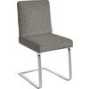 SCHWINGSTUHL  in Stahl Chenille  - Chromfarben/Beige, Design, Textil/Metall (46/92/60cm) - Dieter Knoll