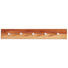 GARDEROBENLEISTE - Buchefarben, Natur, Holz/Metall (70/10/3,5cm) - Linea Natura GARDEROBENLEISTE - Buchefarben, Natur, Holz/Metall (70/10/3,5cm) - Linea Natura