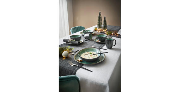 KOMBISERVICE SØREN GREEN 10-teilig  - Grün, Trend, Keramik - Novel