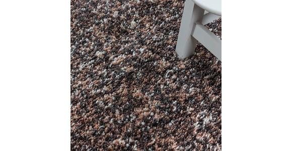 HOCHFLORTEPPICH 80/80 cm Enjoy Taupe  - Taupe, KONVENTIONELL, Textil (80/80cm) - Novel