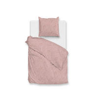 BETTWÄSCHE 2-teilig Fiori-di-Satinado Makosatin 135/200 cm  - Rosa, Basics, Textil (135/200cm)
