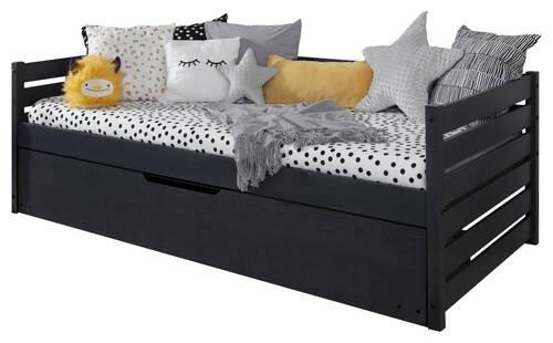 STAURAUMBETT 90/200 cm  in Grau  - Grau, MODERN, Holz (90/200cm) - MID.YOU