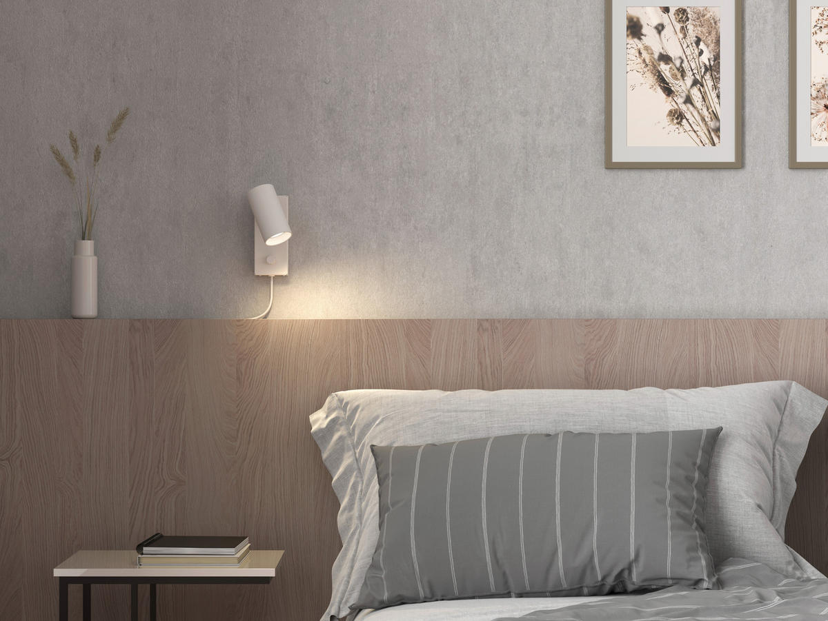 VÄGGLAMPA Tyson 6,5/16,2/18,8 cm   - vit, Design, metall (6,5/16,2/18,8cm) - Belid