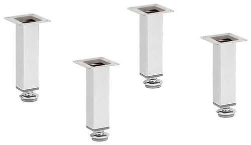 FUßSET 2,5/12/2,5 cm   - Chromfarben, Design, Metall (2,5/12/2,5cm) - Stylife