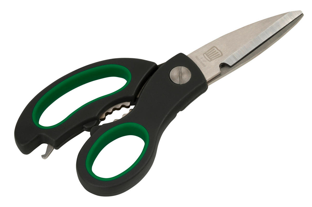 SCHERE - Grau/Grün, Design, Kunststoff/Metall (23cm) - Chefkoch+Fackelmann