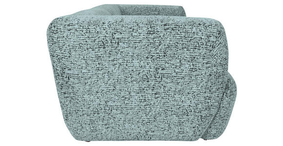 BIGSOFA  in Chenille Mintgrün  - Schwarz/Mintgrün, KONVENTIONELL, Kunststoff/Textil (240/75/105cm) - Carryhome
