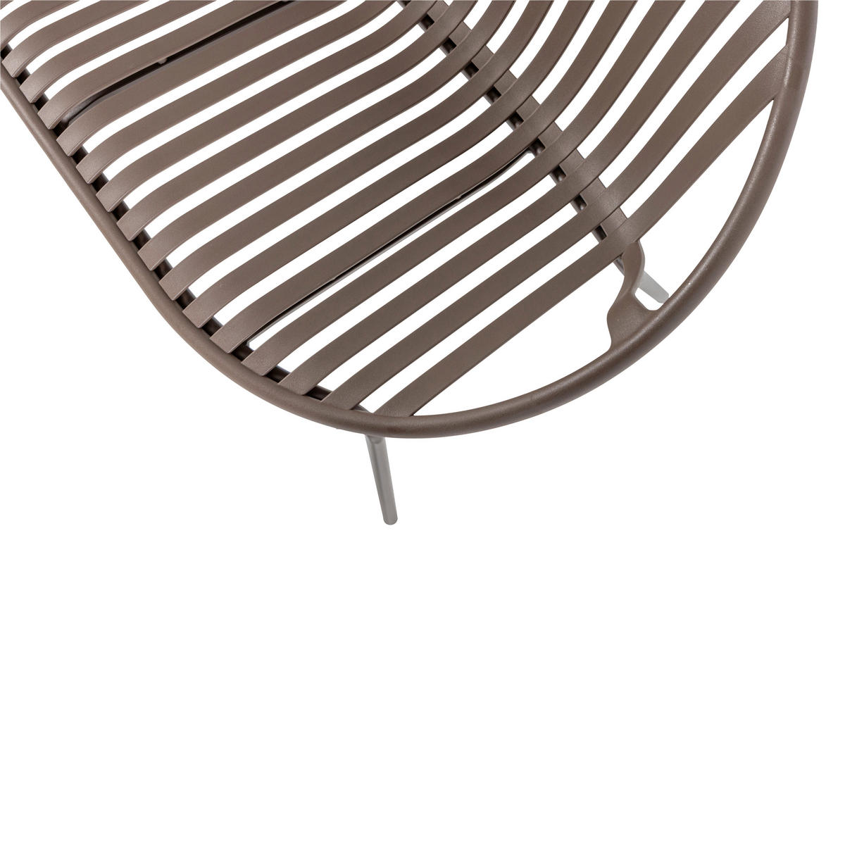 GARTENBANK 81/73/72 cm   - Lila/Braun, MODERN, Kunststoff/Metall (81/73/72cm) - Livetastic