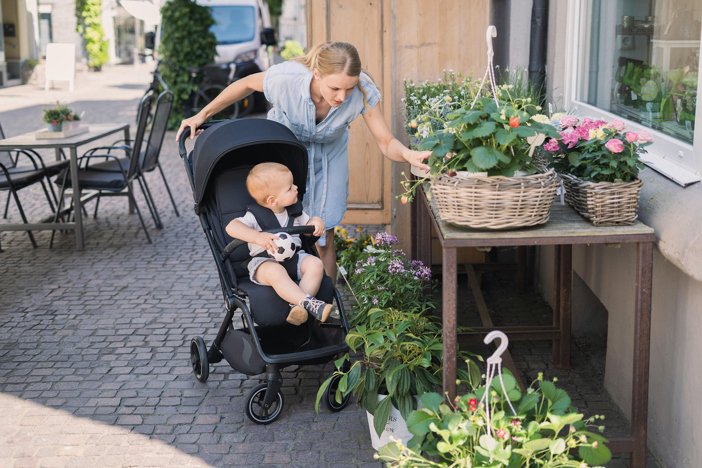 BUGGY Boogy 2 Coal  - Schwarz, Basics, Textil/Metall (51/105/84,5cm) - Osann