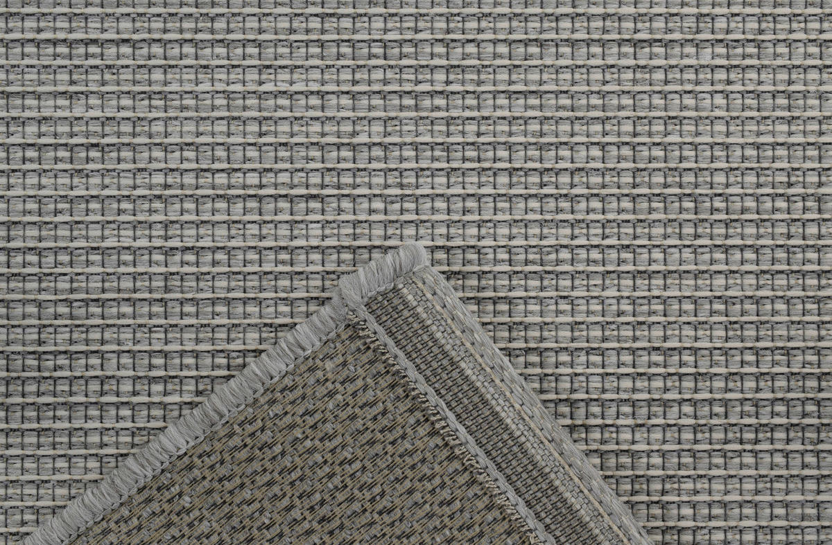 FLACHWEBETEPPICH 80/150 cm Amalfi  - Grau, KONVENTIONELL, Textil (80/150cm) - Novel