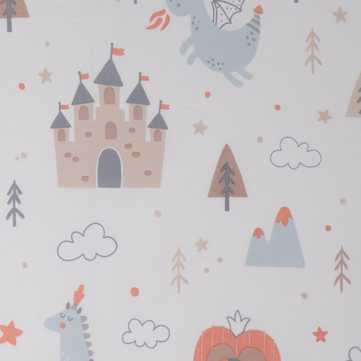 BABYBETTWÄSCHE Webstoff 100/135 cm  - Blau/Braun, Basics, Textil (100/135cm) - Avelia