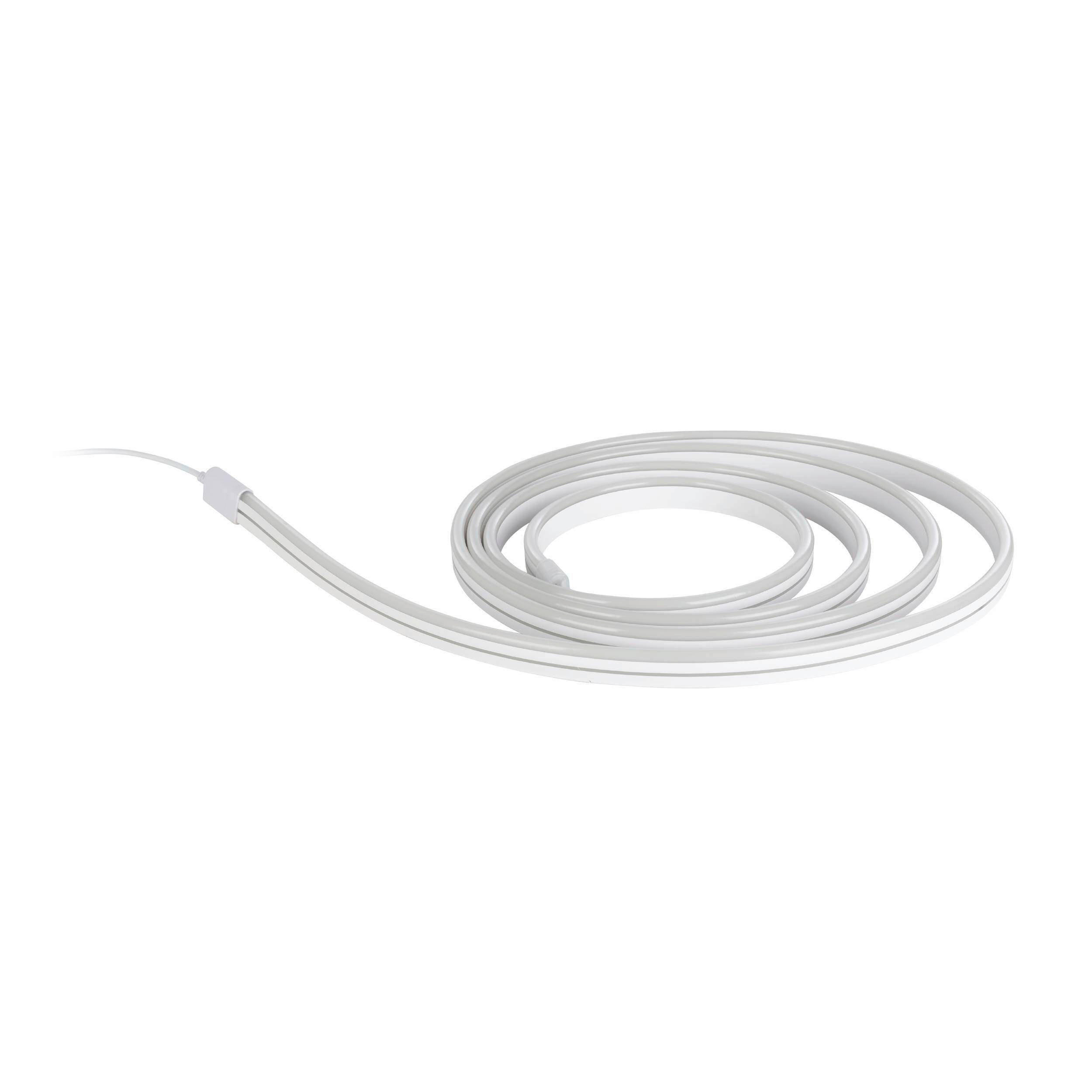 SVETELNÁ HADICA - biela, Konventionell, plast (300/1,6/0,8cm) - Eglo