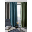 FERTIGVORHANG blickdicht  - Grün, Basics, Textil (140/245cm) - Esposa