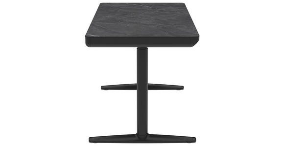 SCHREIBTISCH 140/70/73-118 cm  in Schwarz  - Schwarz, Design, Holzwerkstoff/Kunststoff (140/70/73-118cm) - Novel