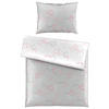 OBOJSTRANNÁ POSTEĽNÁ BIELIZEŇ, satén, sivá, 140/200 cm - sivá, Trend, textil (140/200cm) - Esposa