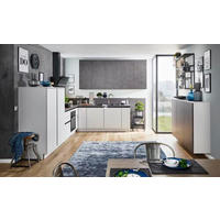 EINBAUKÜCHE FEEL  - Naturfarben/Grau, Design, Holzwerkstoff - Dieter Knoll
