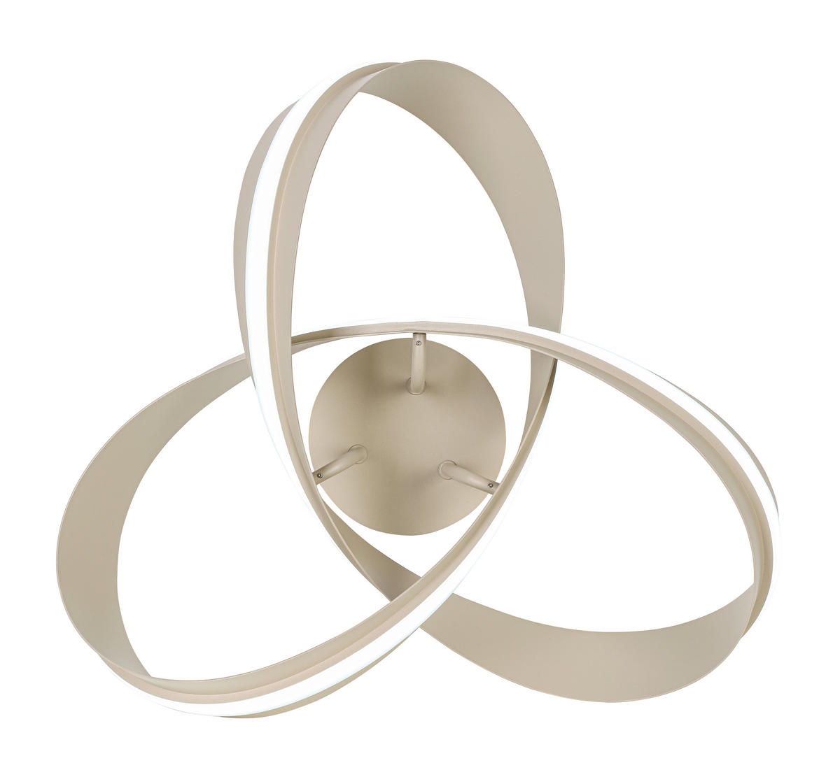 LED PLAFONJERA Orilo  - boja peska, Dizajnerski, metal/plastika (52/22cm) - Novel