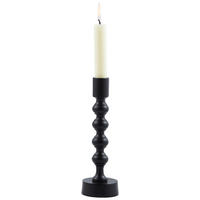 LJUSSTAKE FÖR STAVLJUS  - svart, Basics, metall (6/22cm) - Ambia Home