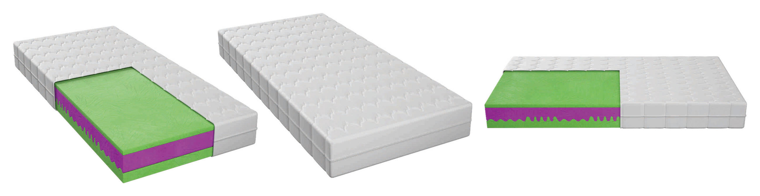 Thumbnail - Boxxx Kaltschaummatratze, Weiß, Textil, H3, 90x200 cm, Oeko-Tex® Standard 100, Bezug abnehmbar/waschbar, atmungsaktiv, a...