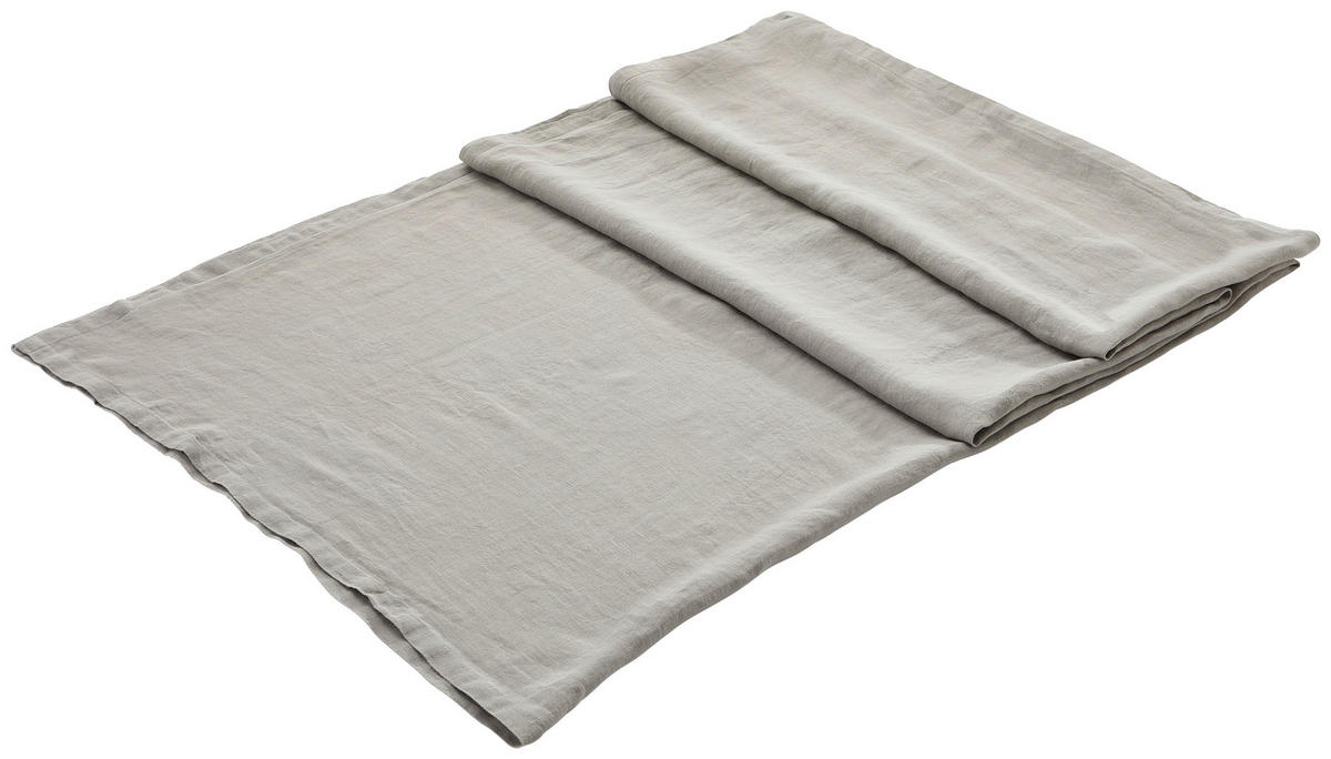 TISCHDECKE 140/240 cm  - Hellgrau, Trend, Textil (140/240cm) - Ambiente