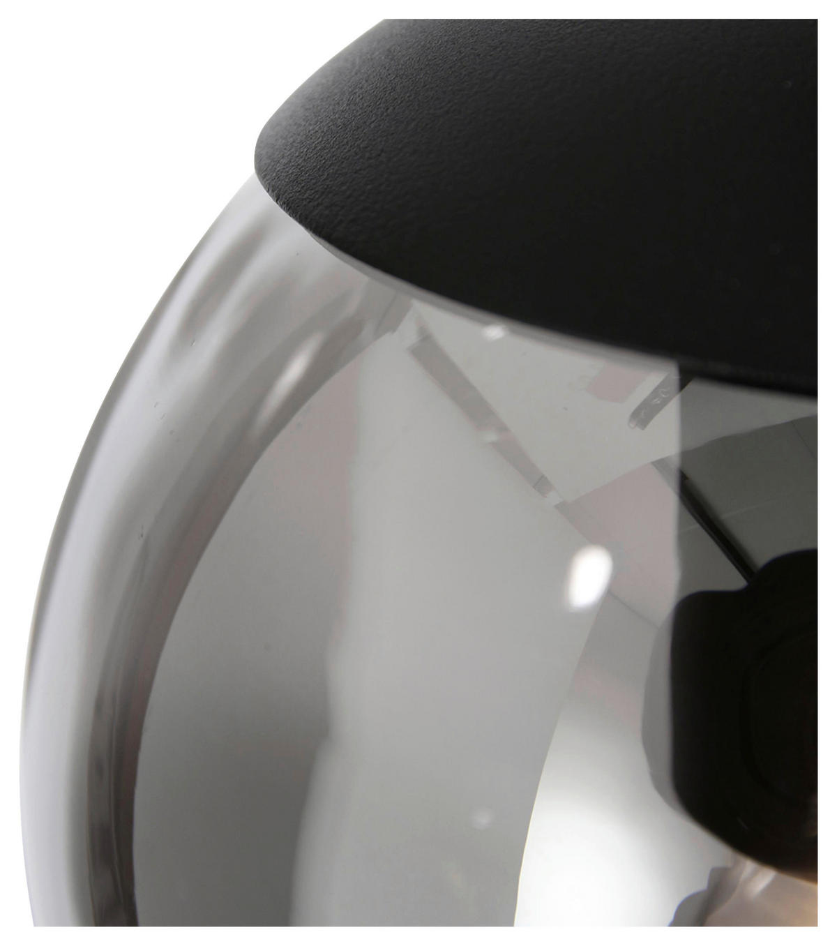 DECKENLEUCHTE     - Schwarz, Trend, Glas/Metall (60/115-373/60cm)
