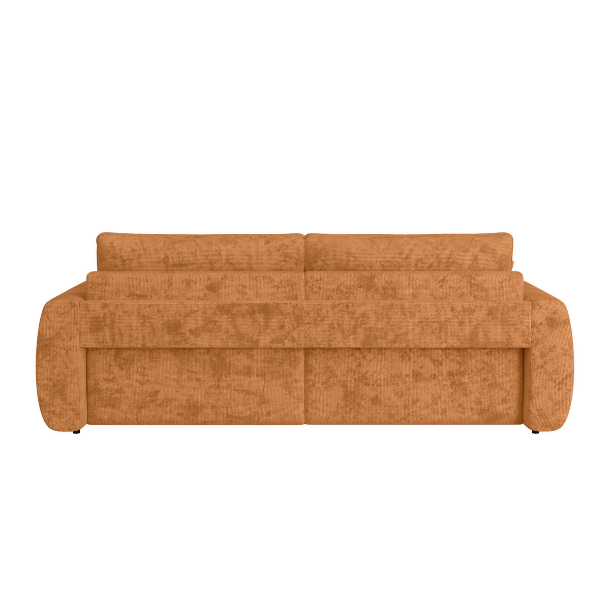 SCHLAFSOFA  mit Stoffauswahl Webstoff Terracotta  - Terracotta/Schwarz, MODERN, Holz/Textil (245/74-90/104cm) - MID.YOU